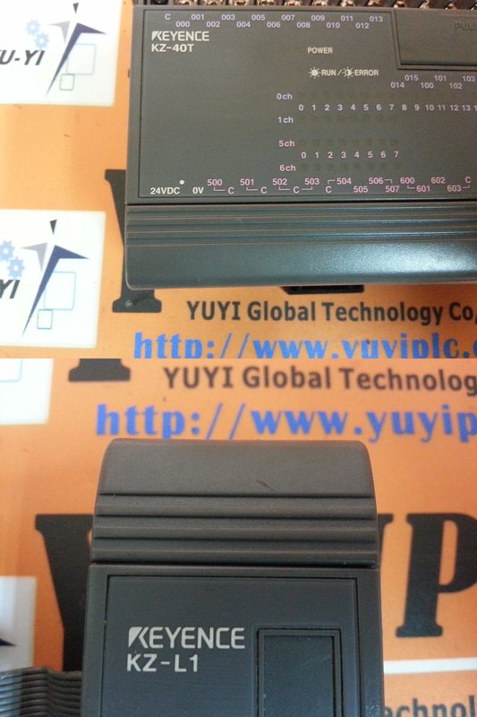 KEYENCE KZ-40T PROGRAMMABLE CONTROLLER / KZ-L1 - PLC DCS SERVO